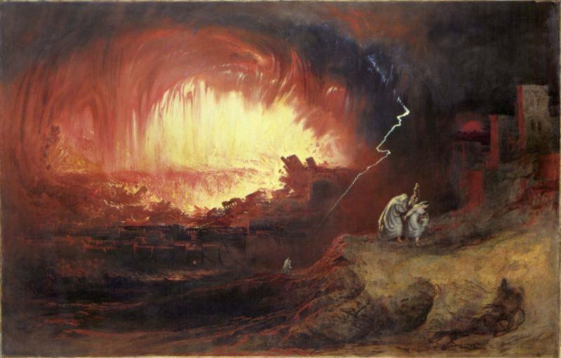 John Martin The Destruction of Sodom and Gomorrah, Germany oil painting art